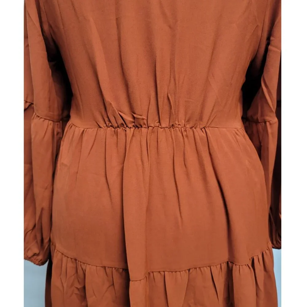 NWT Pinup Fashion Long Sleeve Babydoll Tunic Tiered Dress 18W